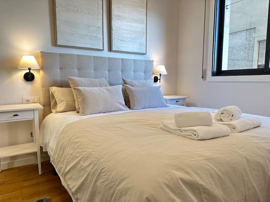 Centrico Apartamento Nuevo Vigo, Vistas Al Mar Luaran gambar